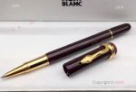 2018 Montblanc Heritage Rouge et Noir Rollerball Pen Sale Drak Red & Gold